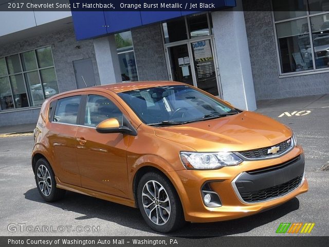 2017 Chevrolet Sonic LT Hatchback in Orange Burst Metallic