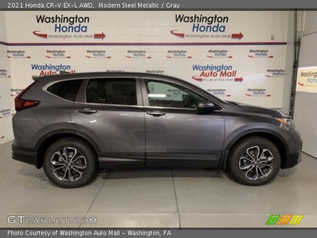 2021 Honda CR-V EX-L AWD in Modern Steel Metallic