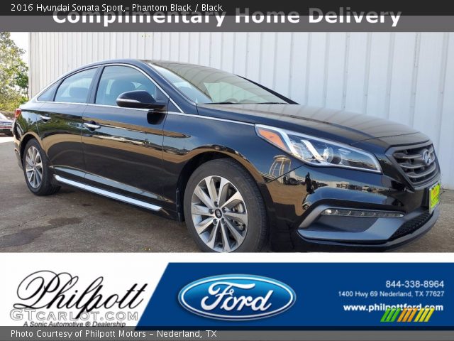 2016 Hyundai Sonata Sport in Phantom Black
