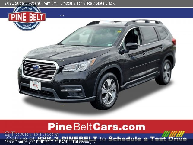 2021 Subaru Ascent Premium in Crystal Black Silica