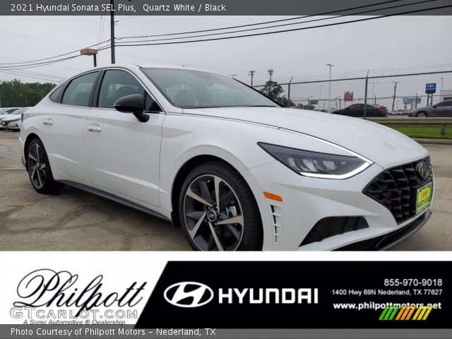 2021 Hyundai Sonata SEL Plus in Quartz White