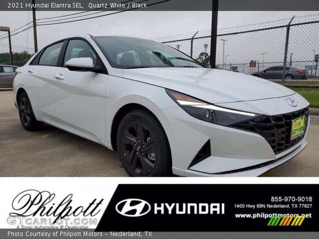 2021 Hyundai Elantra SEL in Quartz White