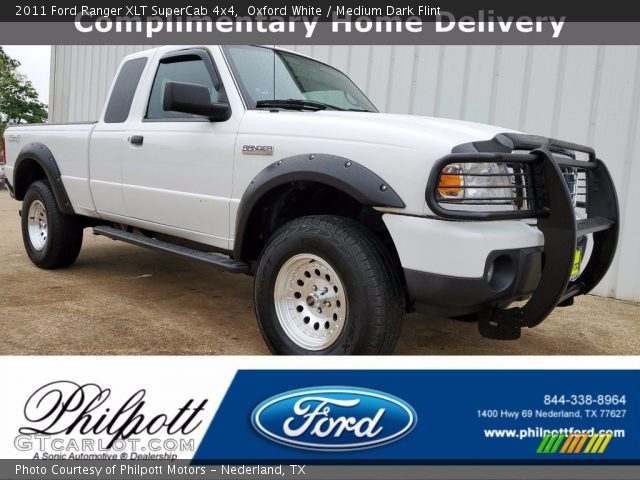 2011 Ford Ranger XLT SuperCab 4x4 in Oxford White