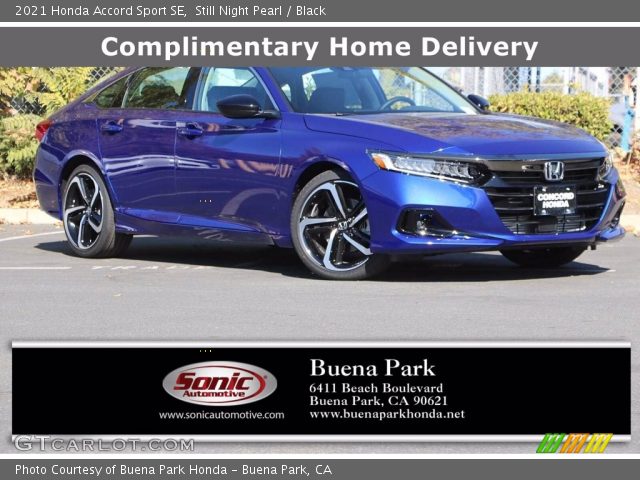 2021 Honda Accord Sport SE in Still Night Pearl