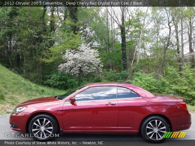 2012 Chrysler 200 S Convertible in Deep Cherry Red Crystal Pearl Coat