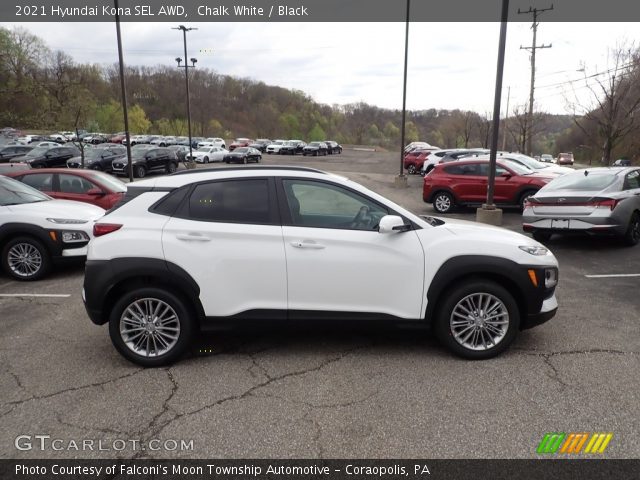 2021 Hyundai Kona SEL AWD in Chalk White