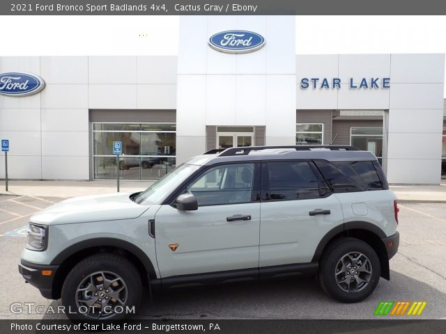2021 Ford Bronco Sport Badlands 4x4 in Cactus Gray