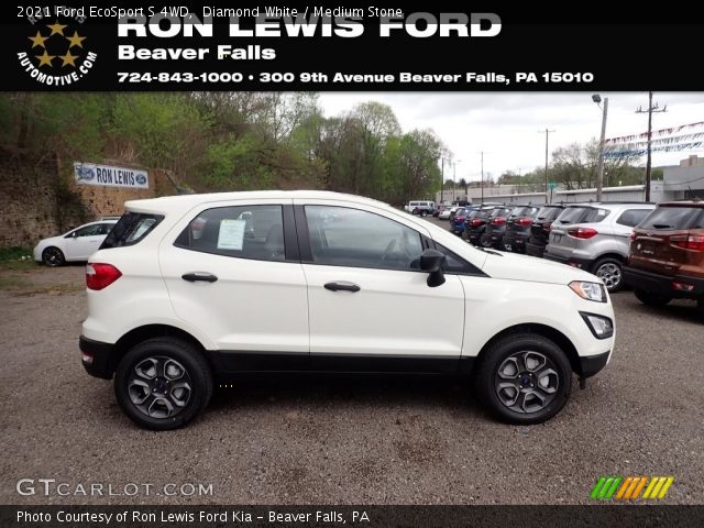 2021 Ford EcoSport S 4WD in Diamond White