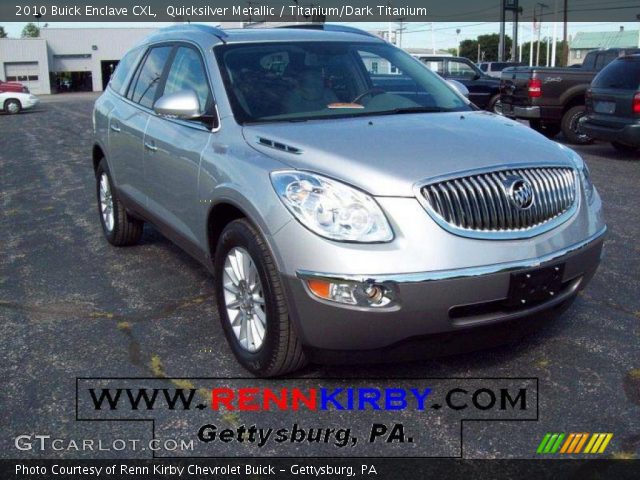 2010 Buick Enclave CXL in Quicksilver Metallic