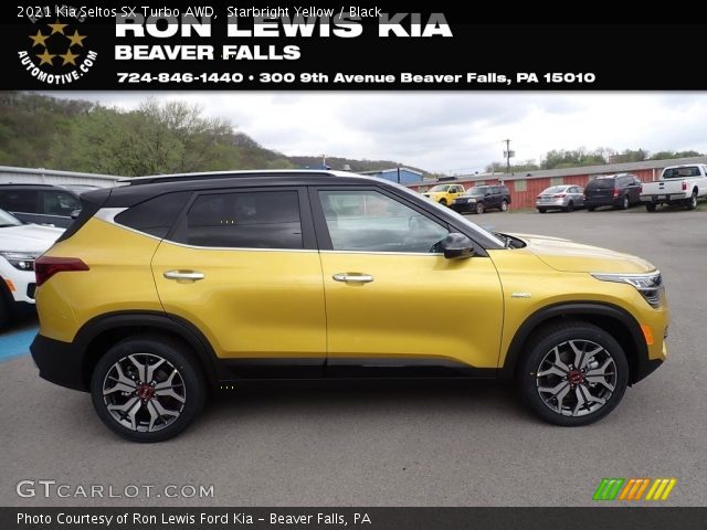 2021 Kia Seltos SX Turbo AWD in Starbright Yellow