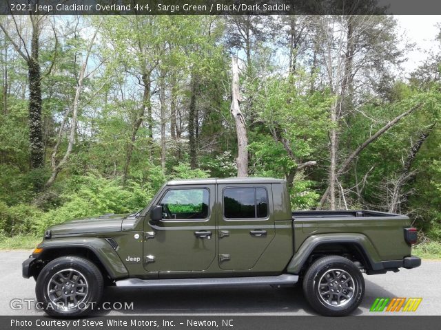 2021 Jeep Gladiator Overland 4x4 in Sarge Green