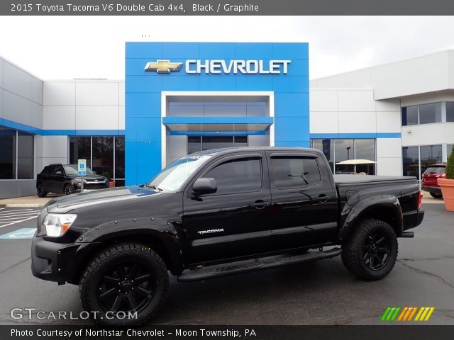2015 Toyota Tacoma V6 Double Cab 4x4 in Black