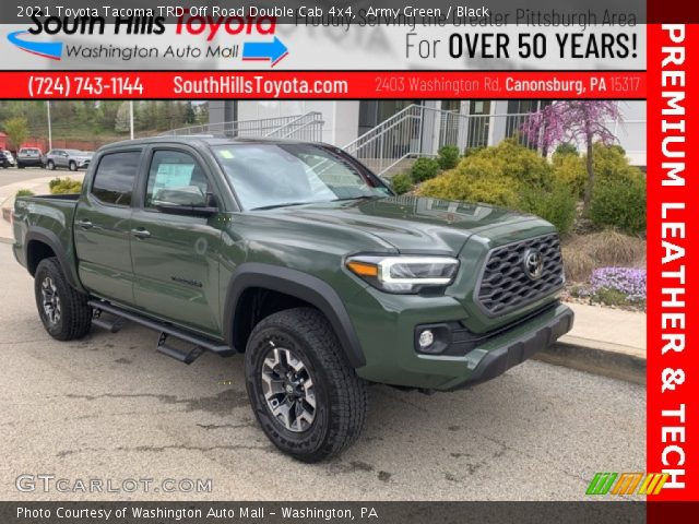 2021 Toyota Tacoma TRD Off Road Double Cab 4x4 in Army Green