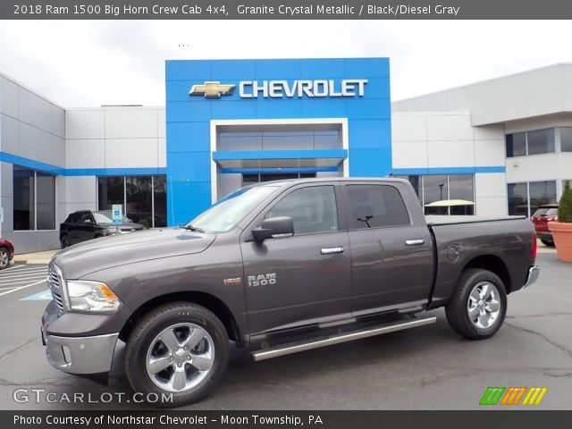 2018 Ram 1500 Big Horn Crew Cab 4x4 in Granite Crystal Metallic