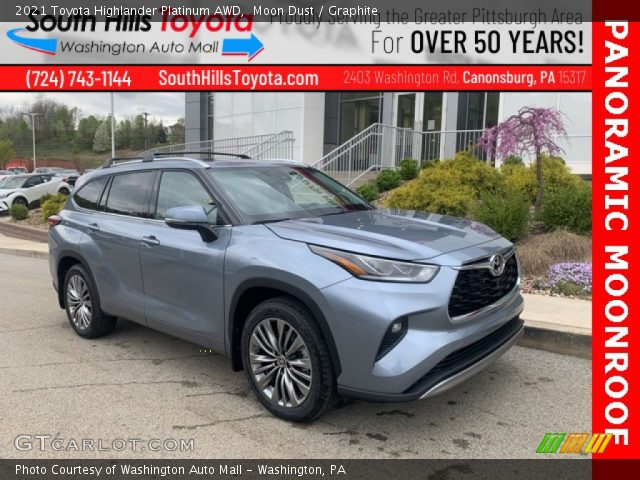 2021 Toyota Highlander Platinum AWD in Moon Dust