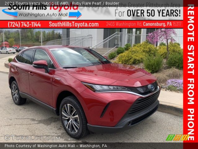 2021 Toyota Venza Hybrid LE AWD in Ruby Flare Pearl