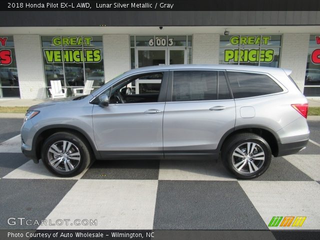 2018 Honda Pilot EX-L AWD in Lunar Silver Metallic