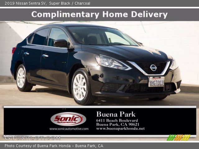 2019 Nissan Sentra SV in Super Black