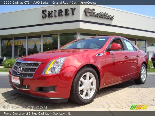 2009 Cadillac CTS 4 AWD Sedan in Crystal Red