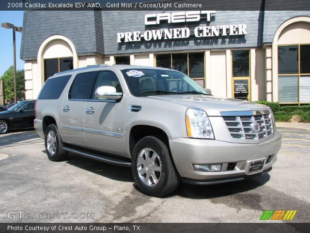 2008 Cadillac Escalade ESV AWD in Gold Mist