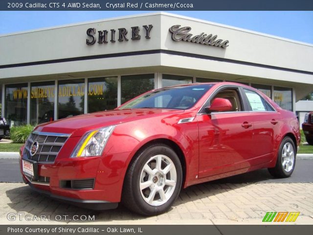 2009 Cadillac CTS 4 AWD Sedan in Crystal Red