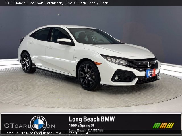 2017 Honda Civic Sport Hatchback in Crystal Black Pearl
