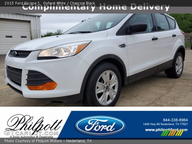 2015 Ford Escape S in Oxford White