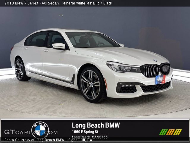 2018 BMW 7 Series 740i Sedan in Mineral White Metallic