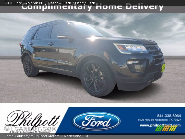 2018 Ford Explorer XLT in Shadow Black