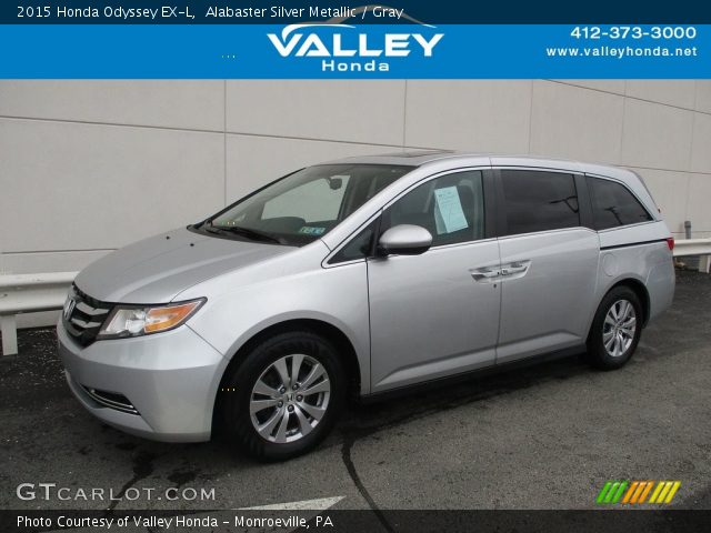 2015 Honda Odyssey EX-L in Alabaster Silver Metallic
