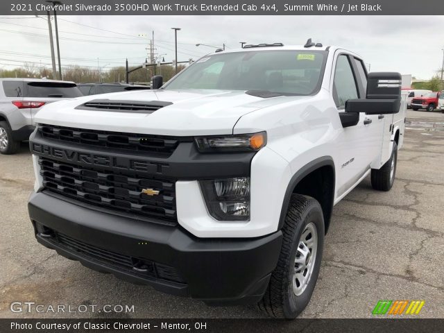 2021 Chevrolet Silverado 3500HD Work Truck Extended Cab 4x4 in Summit White