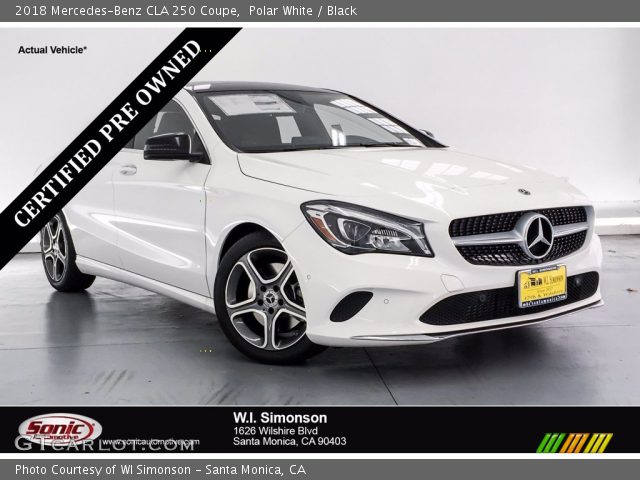 2018 Mercedes-Benz CLA 250 Coupe in Polar White