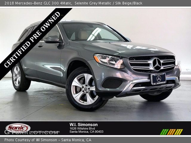 2018 Mercedes-Benz GLC 300 4Matic in Selenite Grey Metallic