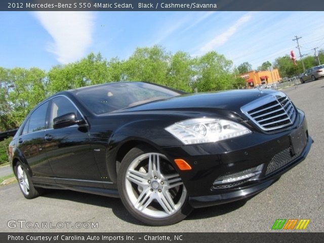 2012 Mercedes-Benz S 550 4Matic Sedan in Black