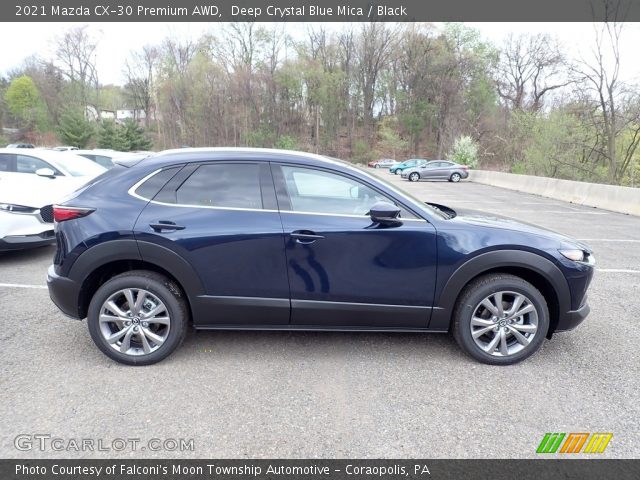 2021 Mazda CX-30 Premium AWD in Deep Crystal Blue Mica