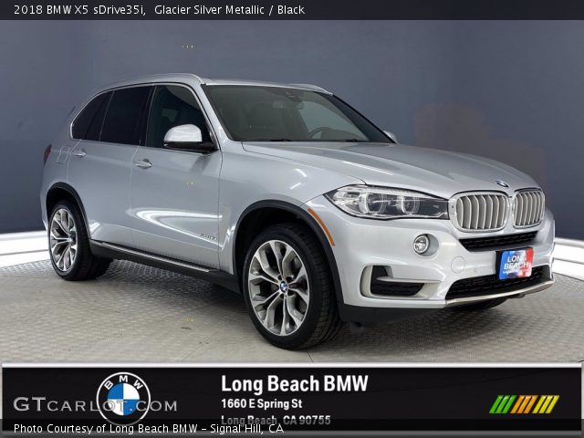 2018 BMW X5 sDrive35i in Glacier Silver Metallic