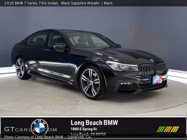 2018 BMW 7 Series 740i Sedan in Black Sapphire Metallic