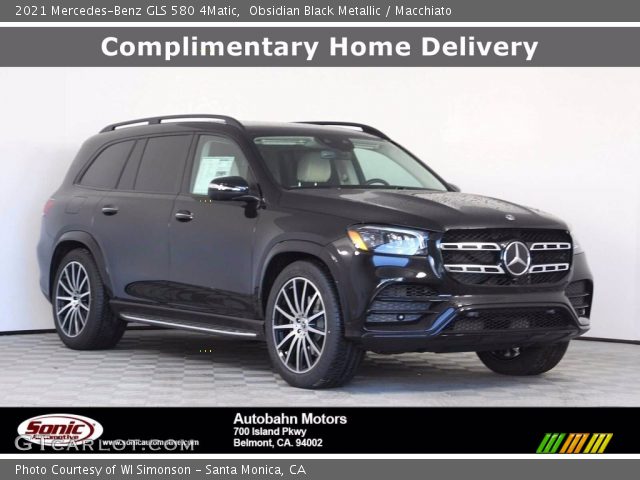 2021 Mercedes-Benz GLS 580 4Matic in Obsidian Black Metallic