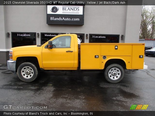 2015 Chevrolet Silverado 3500HD WT Regular Cab Utility in Yellow
