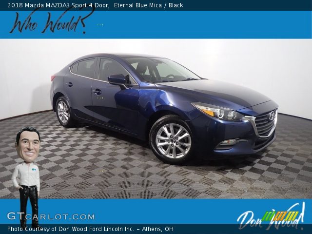 2018 Mazda MAZDA3 Sport 4 Door in Eternal Blue Mica