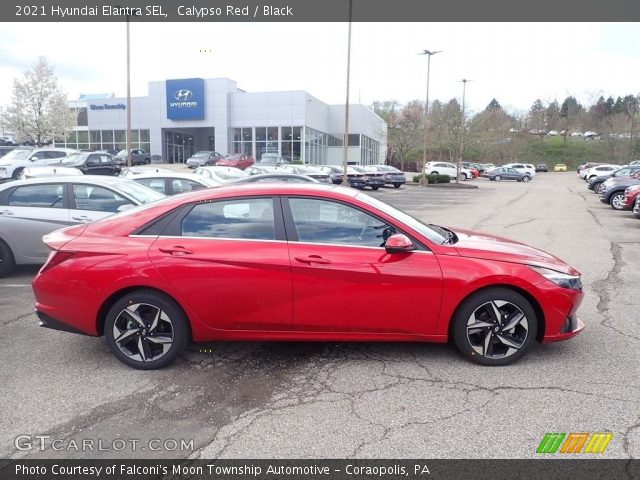 2021 Hyundai Elantra SEL in Calypso Red