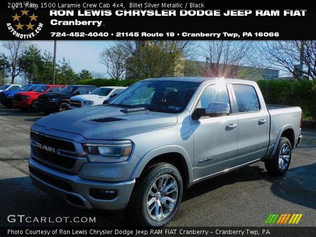 2021 Ram 1500 Laramie Crew Cab 4x4 in Billet Silver Metallic