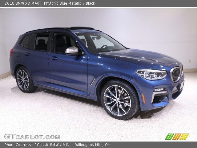 2018 BMW X3 M40i in Phytonic Blue Metallic