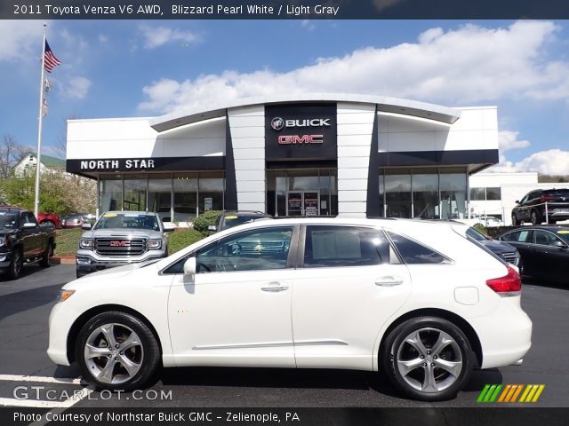 2011 Toyota Venza V6 AWD in Blizzard Pearl White