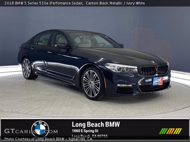 2018 BMW 5 Series 530e iPerfomance Sedan in Carbon Black Metallic