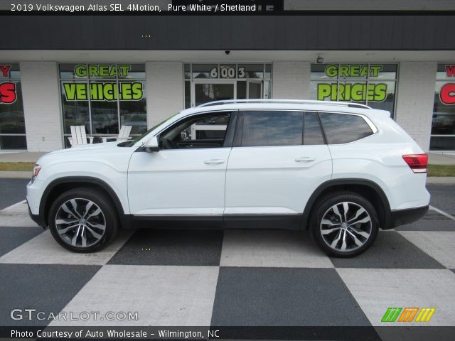 2019 Volkswagen Atlas SEL 4Motion in Pure White