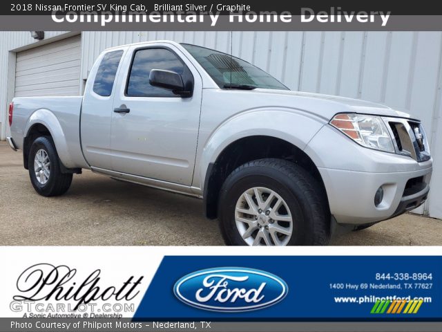 2018 Nissan Frontier SV King Cab in Brilliant Silver