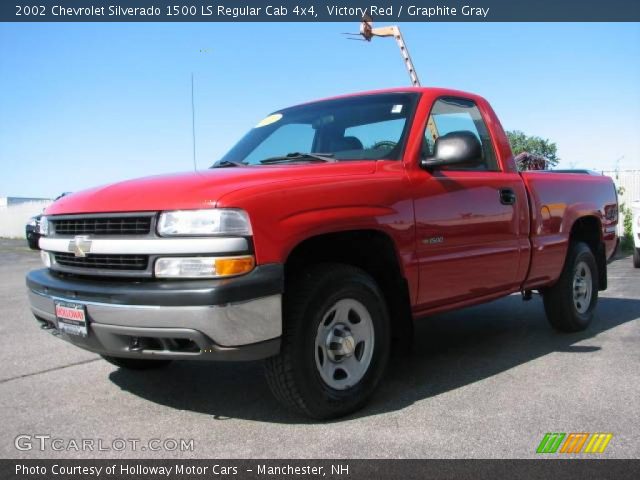 2002 Chevrolet Silverado 1500 LS Regular Cab 4x4 in Victory Red