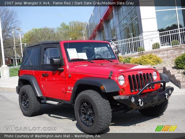 2007 Jeep Wrangler X 4x4 in Flame Red