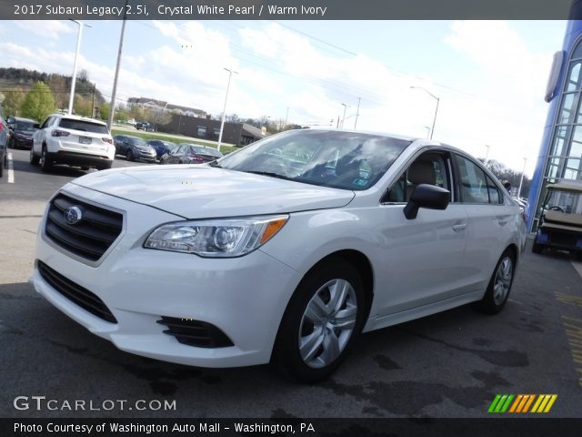 2017 Subaru Legacy 2.5i in Crystal White Pearl